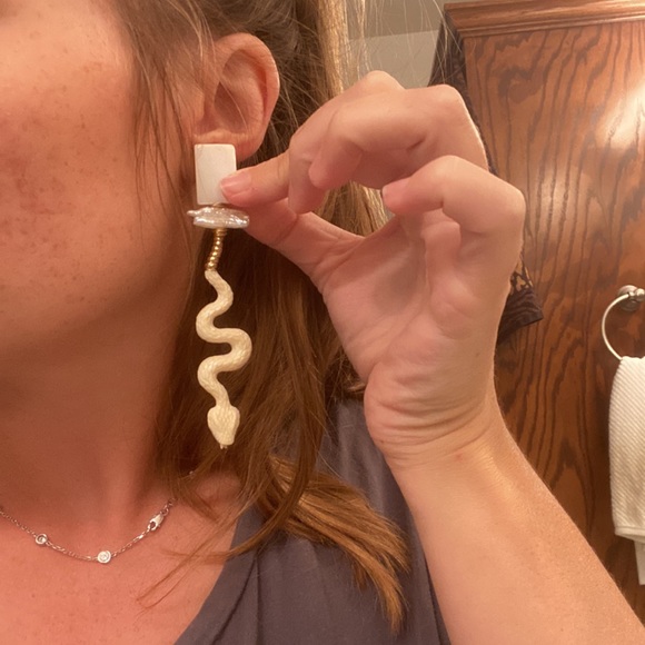 Nicola Bathie Rattlesnake Earrings - Picture 6 of 7